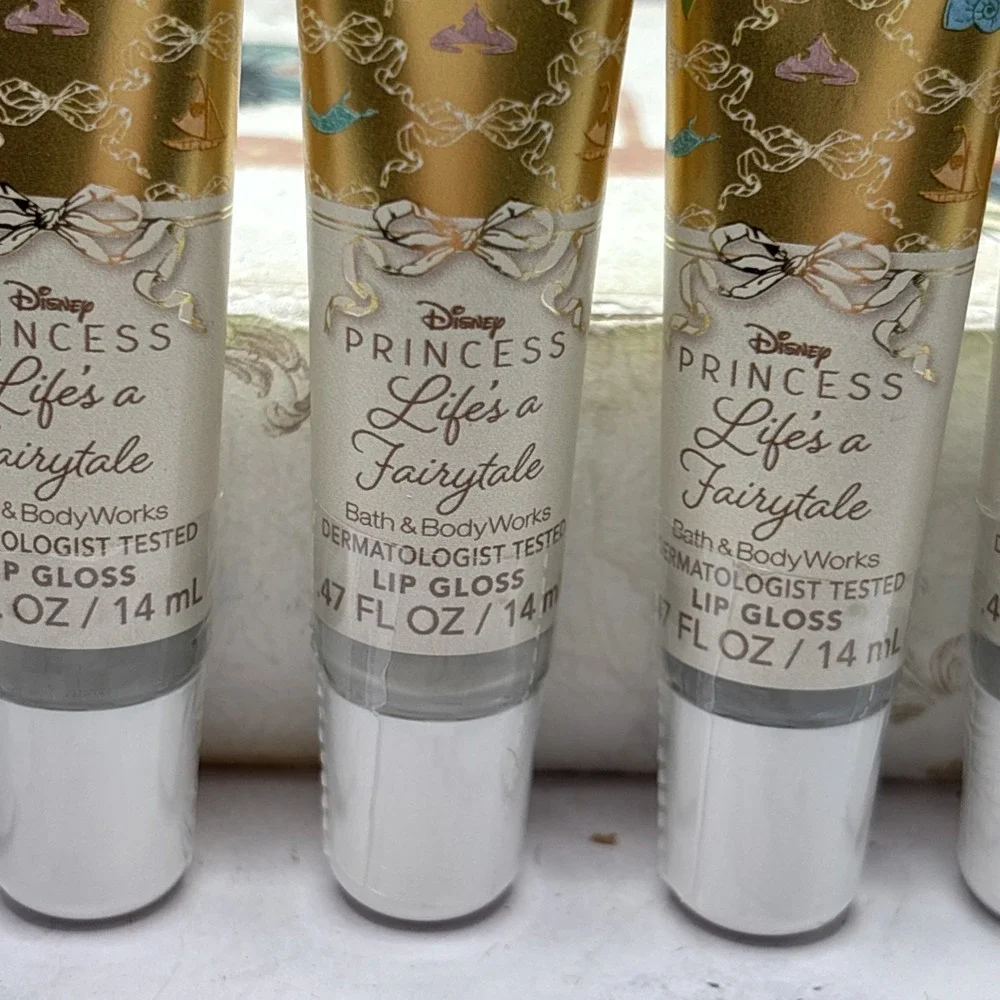 Bath & Body Works Disney Princess Life's a Fairytale Lip Gloss 5 Pack Sealed